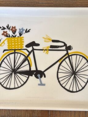 Bicycle Tray in Black and Yellow - Danica Studio “Bicicletta”